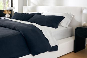 Waffle Knit Duvet Cover Set